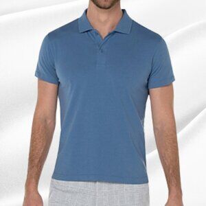 2/$30 Liverpool Los Angeles Copen Blue Polo Shirt Size L NWT